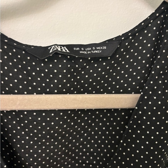 Polka dot pleated dress - Picture 4 of 4